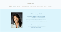 Desktop Screenshot of jackiemei.com