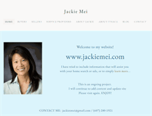 Tablet Screenshot of jackiemei.com